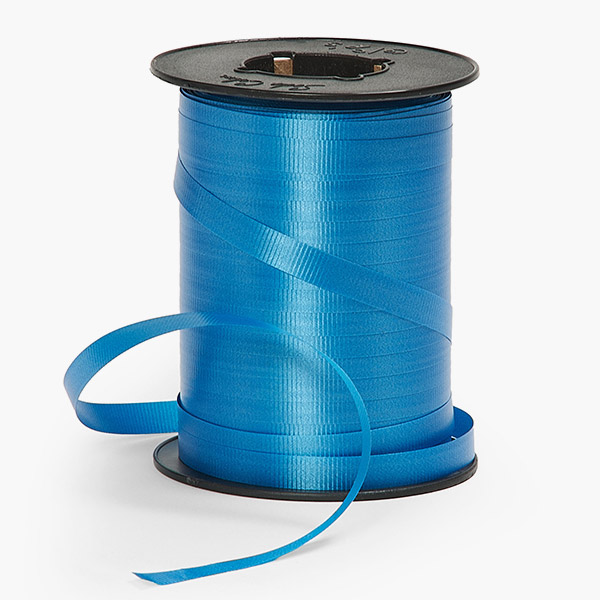 Blue Curling Ribbon 3/8"x260 yards