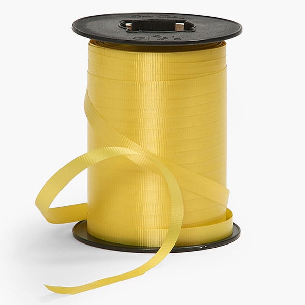 Yellow Daffodil Curling Ribbon, 3/8"x260 yards