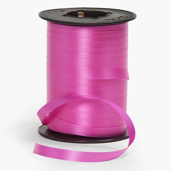 Rose Pink Curling Ribbon 3/8"x260 yards