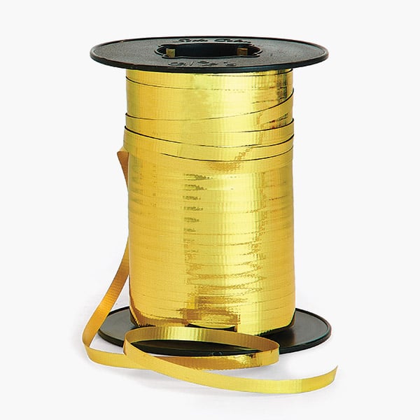 Metallic Gold  Curling Ribbon, 3/16"x260 yards