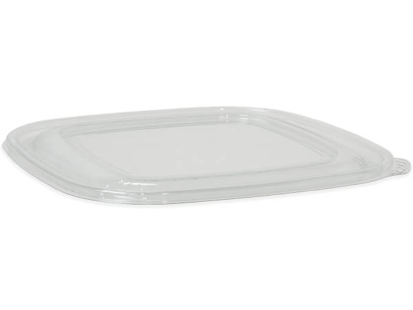 **Medium Clear Flat Lid, Recycled PET, 50 Pack