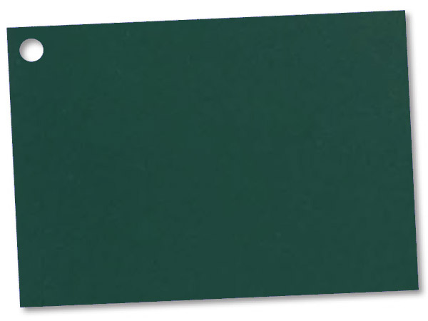 Forest Green Matte Theme Card, 3.75x2.75", 6 Pack
