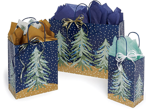 Midnight Flurry Paper Gift Bags