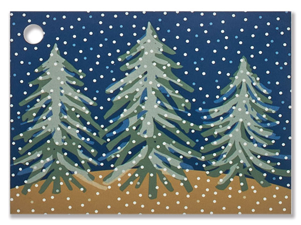 Midnight Flurry Theme Gift Card 3.75x2.75", 6 Pack