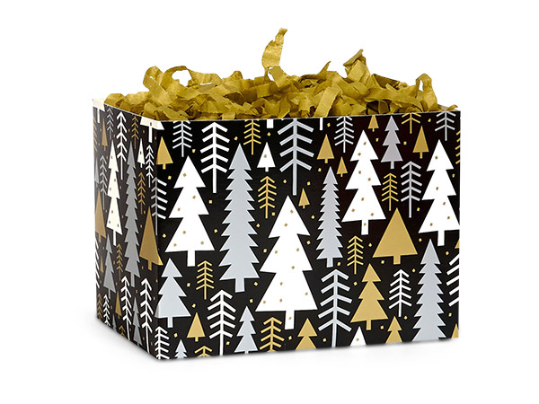 Midnight Forest Basket Box Small 6.75x4x5", 6 Pack