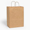 Natural Brown Kraft Shopping Bags, Carrier 10x5x13", 25 Pack-thumbnail