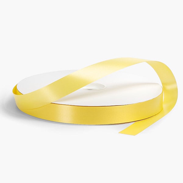Daffodil Yellow Poly Ribbon, 3/4"x250 yards