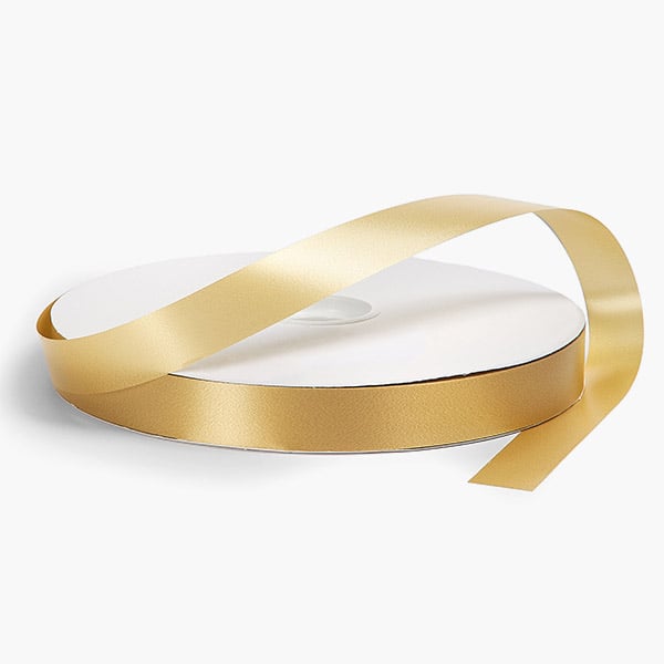 Holiday Gold Poly Ribbon, 3/4"x250 yards