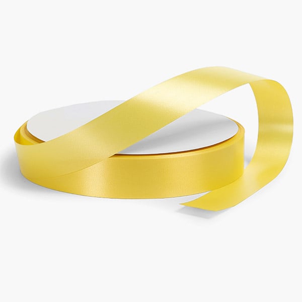Daffodil Yellow Poly Ribbon, 1-1/4"x250 yards