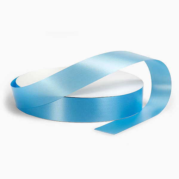 Light Blue Poly Ribbon, 1-1/4"x250 yards