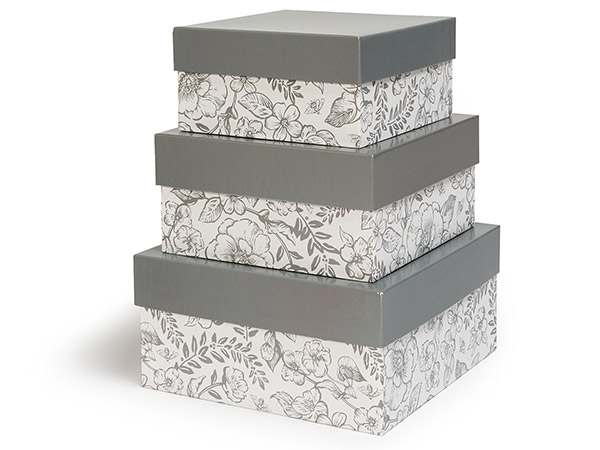 Timeless Floral Large Nested Tower Boxes