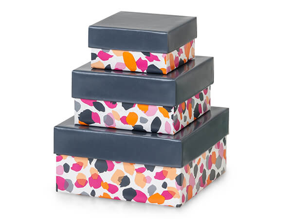 Jungle Spots Nested Boxes Small 3 Piece Set