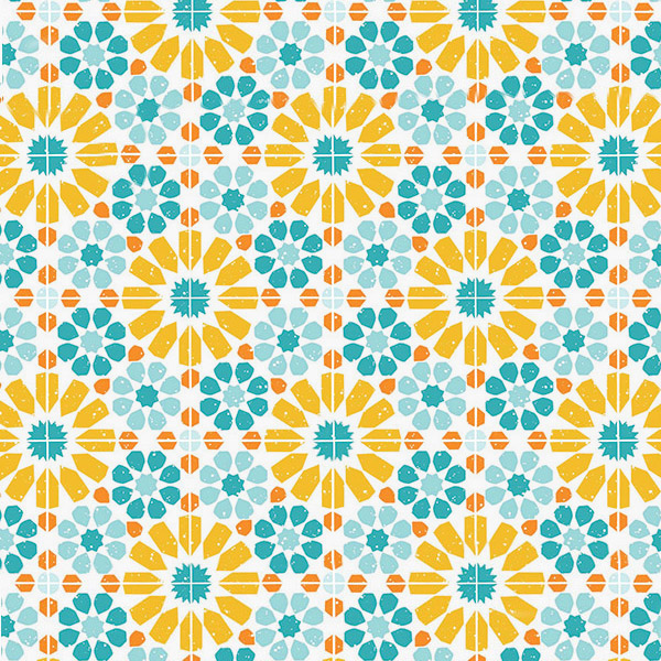 Geo Bouquet Tissue Paper, 20x30", Bulk 120 Sheet Pack
