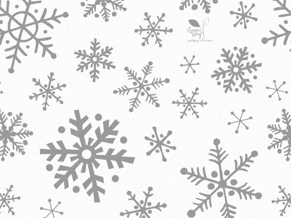 Christmas Flurry Snowflakes Tissue 20x30", 12 Soft Fold Sheets