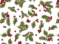 Snow Berries 20 x 30 Christmas Gift Tissue Paper – Present Paper