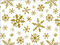 Golden Snowflake Flurry