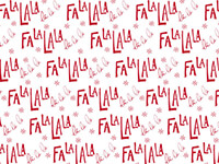 FALALALALA Pink Christmas Recycled Wrapping Paper – MASU