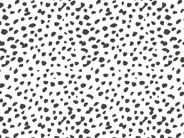 Dalmatian Dots Tissue Paper 20x30", 12 Soft Fold Sheets