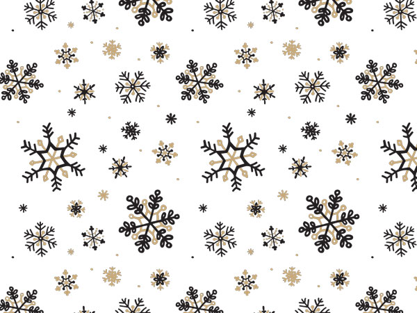 Rustic Snowflake Tissue Paper, 20x30", Bulk 120 Sheet Pack