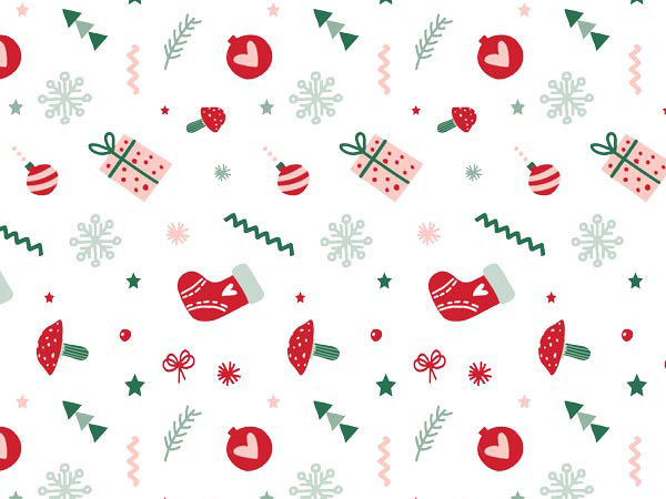 Whimsical Christmas Tissue Paper, 20x30", 12 Soft Fold Sheets
