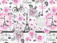 Hot Pink Dots Pattern Tissue Paper 20 x 30 Sheets - 240 / Pack