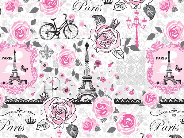 *Paris Pink Tissue Paper, 20x30", 12 Soft Fold Sheets