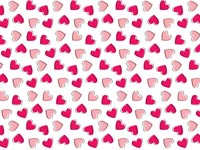 24pc Fading Hearts Valentine Tissue Paper 20x30 Sheets 