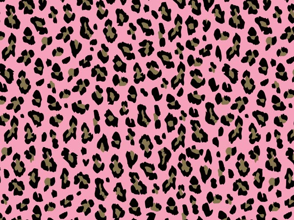Lipstick Leopard Tissue Paper 20x30", 12 Soft Fold Sheets