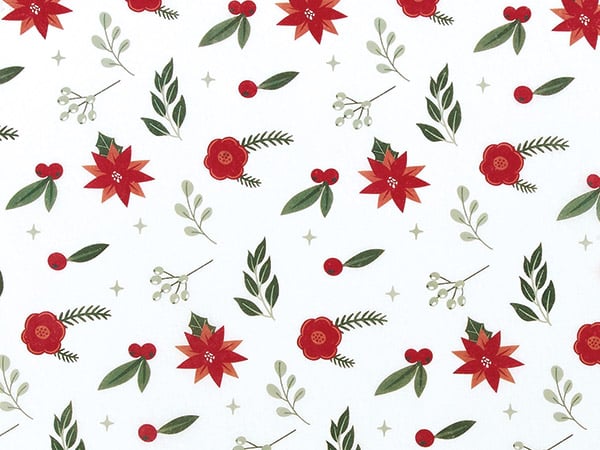 *Holiday Botanicals Tissue Paper 20x30", Bulk 120 Sheet Pack