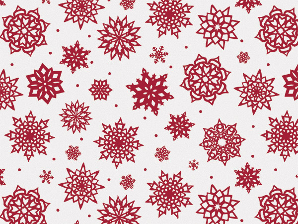 Snowflake Silhouette Tissue Paper