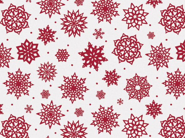*Snowflake Silhouette Tissue Paper 20x30", Bulk 120 Sheet Pack
