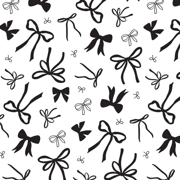 Coquette Bows Tissue Paper, 20x30", Bulk 120 Sheet Pack