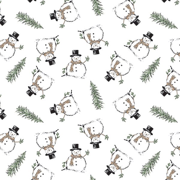 Snowman Tissue Paper, 20x30", Bulk 240 Sheet Pack