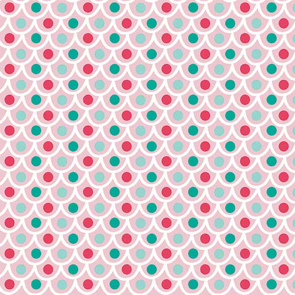 Scalloped Dots Tissue Paper, 20x30", Bulk 240 Sheet Pack