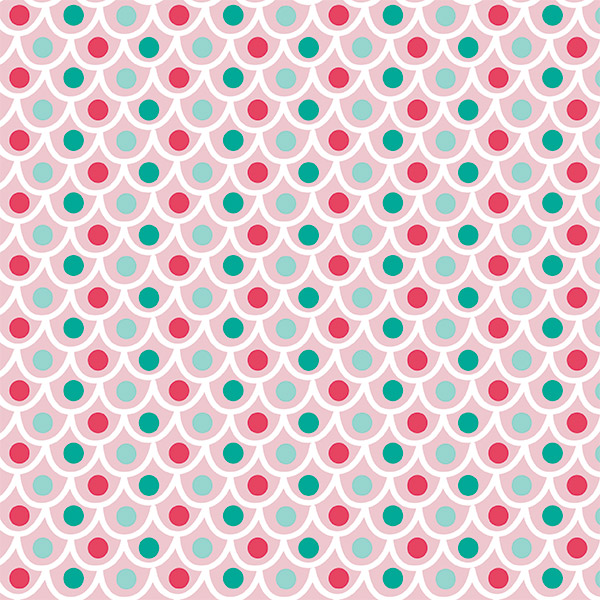 Scalloped Dots Tissue Paper, 20x30", Bulk 120 Sheet Pack