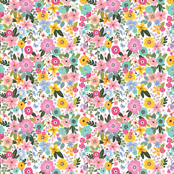 Songbird Blooms Tissue Paper, 20x30", Bulk 120 Sheet Pack