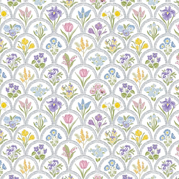 Vintage Floral Tissue Paper