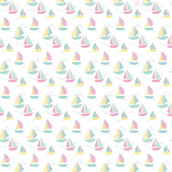 Sailboats Tissue Paper, 20x30", Bulk 240 Sheet Pack