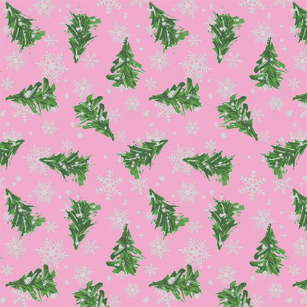 *Trees on Dark Pink Tissue Paper, 20x30", Bulk 240 Sheet Pack