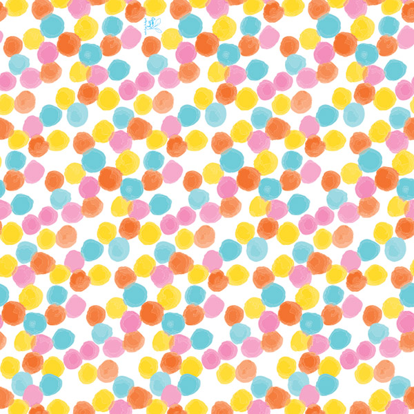 Watercolor Dots Tissue Paper, 20x30", Bulk 240 Sheet Pack