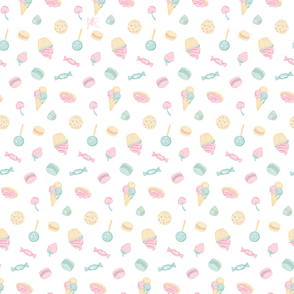 Tasty Treats Tissue Paper, 20x30", 12 Soft Fold Sheets