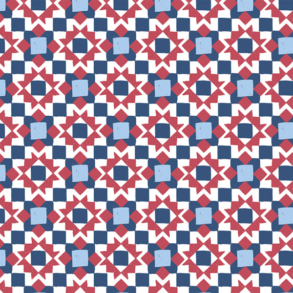 Americana Quilt Tissue Paper, 20x30", 12 Soft Fold Sheets
