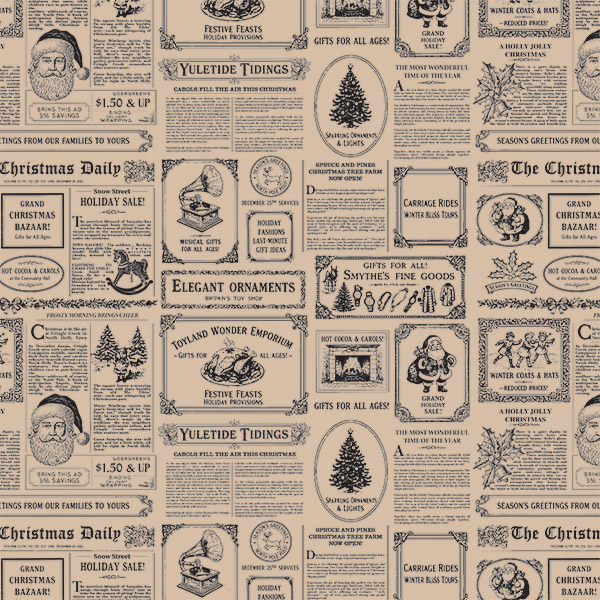 Christmas Times Tissue Paper, 20x30", 12 Soft Fold Sheets