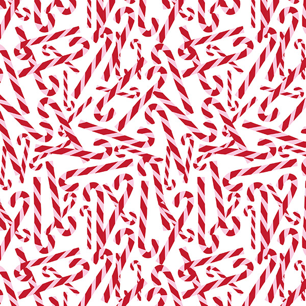 Candy Canes Tissue Paper, 20x30", 12 Soft Fold Sheets