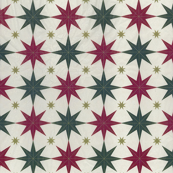 Retro Star Tissue Paper, 20x30", 12 Soft Fold Sheets
