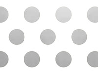 Polka Dot Felt, White with Silver Dots – Benzie Design