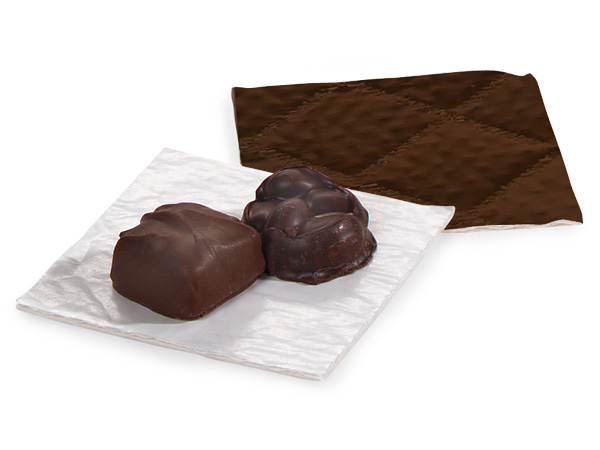 Chocolate & White Candy Pads, 3-3/8x3-3/8", 250 Pack