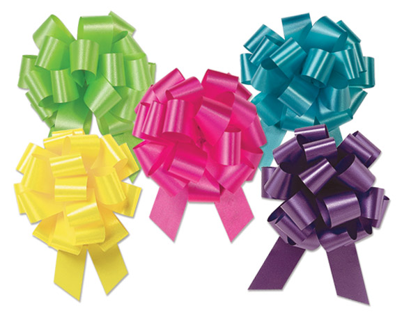 4" Fashion Pull Bow Assortment, 50 pack