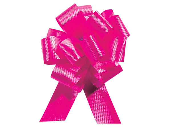 5-1/2" Pink Beauty Flora Satin Pull Bows, 50 pack