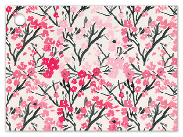 Pink Blossoms Theme Gift Card, 3.75x2.75", 6 Pack